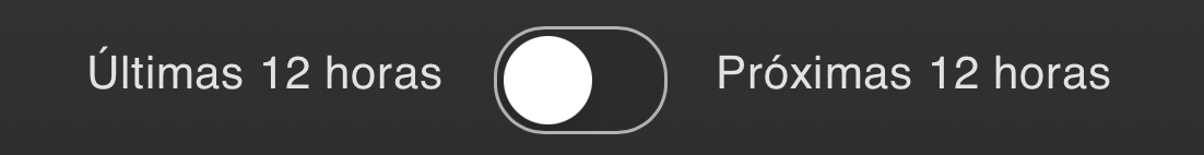 Ejemplo de selector (últimas 12 horas)